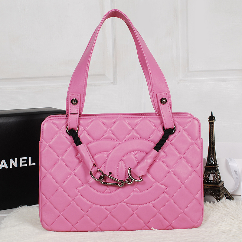 2013 Chanel 47490 Shoulder Bag Sheepskin Leather Pink