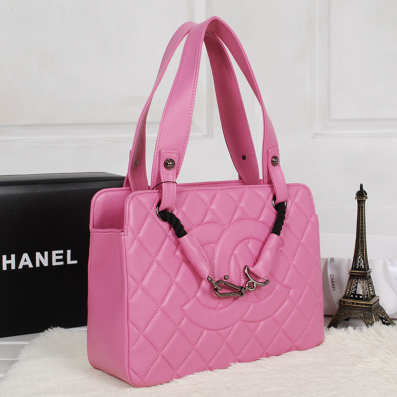 2013 Chanel 47490 Shoulder Bag Sheepskin Leather Pink