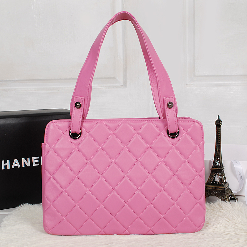 2013 Chanel 47490 Shoulder Bag Sheepskin Leather Pink