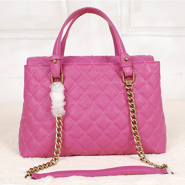 2013 Chanel Classic Caviar Leather Two Handle Bag A66056 Rose