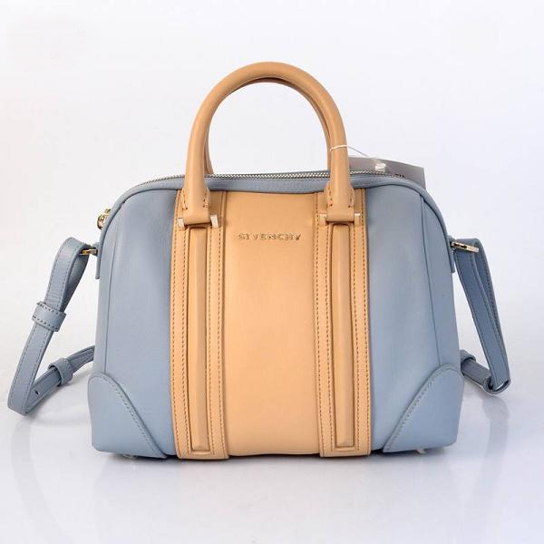 2013 Givenchy Lucrezia Calfskin leather bag 59267 apricot&blue