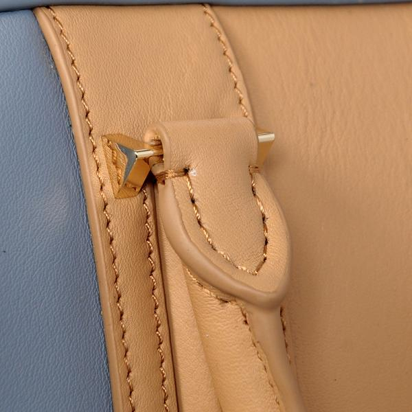 2013 Givenchy Lucrezia Calfskin leather bag 59267 apricot&blue