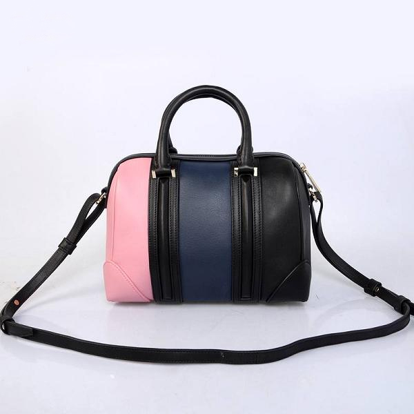 2013 Givenchy Lucrezia Calfskin leather bag 59267 black&blue&pink