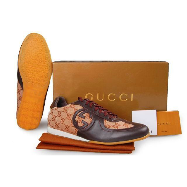 2013 Gucci Classic shoes 182303 in coffee