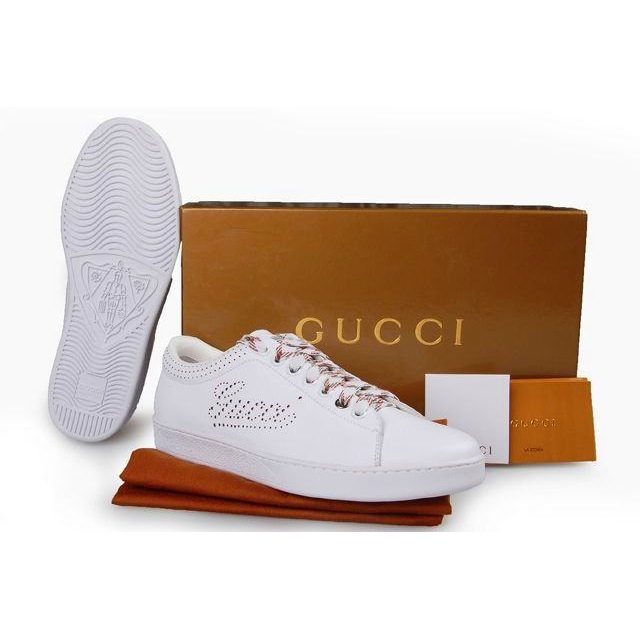 2013 Gucci Classic shoes 202753 in white