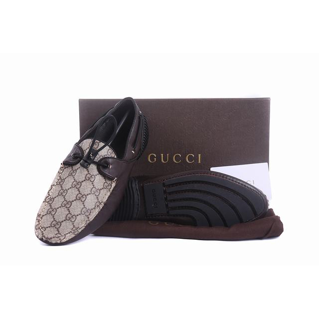 2013 Gucci Classic shoes 213463 in coffee