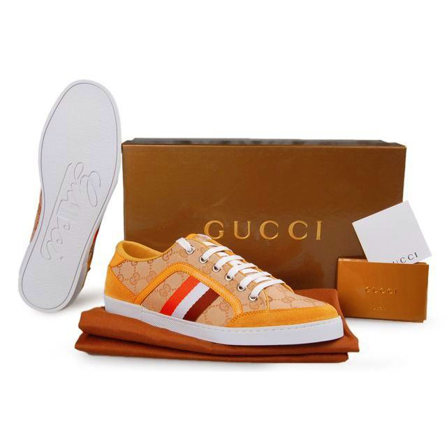 2013 Gucci Classic shoes 215361 in Earth yellow