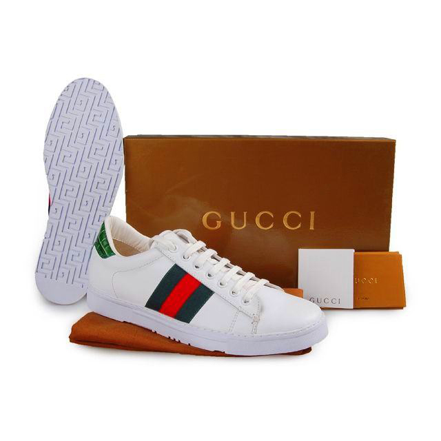 2013 Gucci Classic shoes 215375 in white