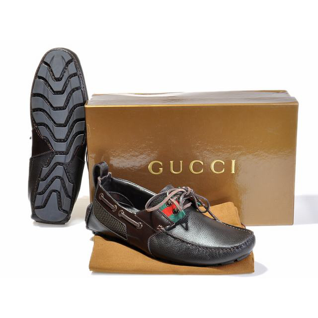 2013 Gucci Classic shoes 232416 in coffee