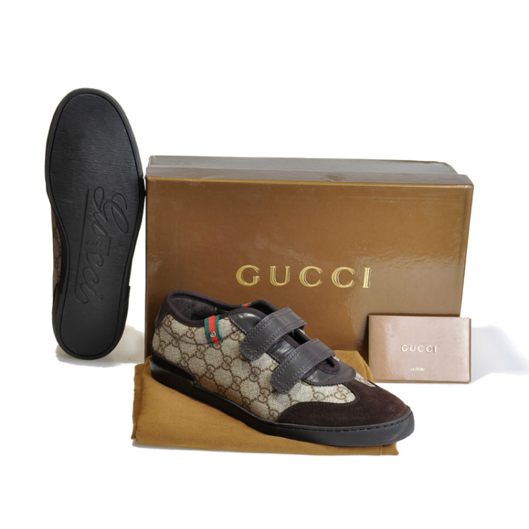 2013 Gucci Classic shoes 243826 in coffee