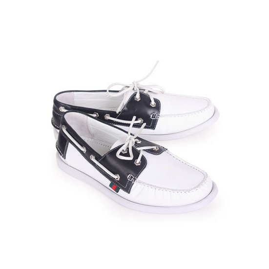 2013 Gucci Classic shoes 246111 in white in black