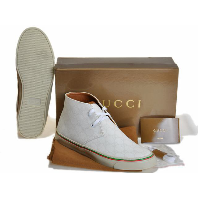 2013 Gucci Classic shoes 252837 in white