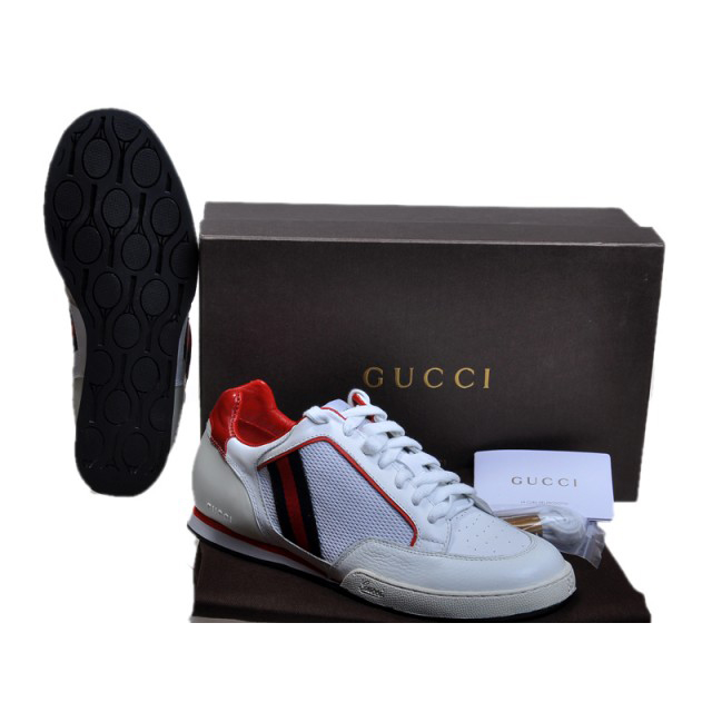 2013 Gucci Classic shoes 256649 in white