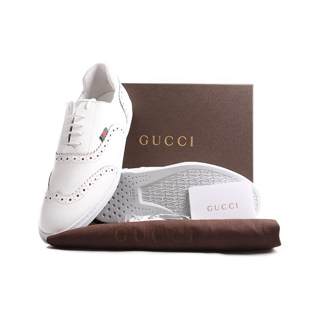 2013 Gucci Classic shoes 256772 in white