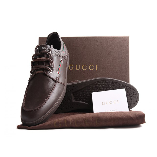 2013 Gucci Classic shoes 262544 in coffee