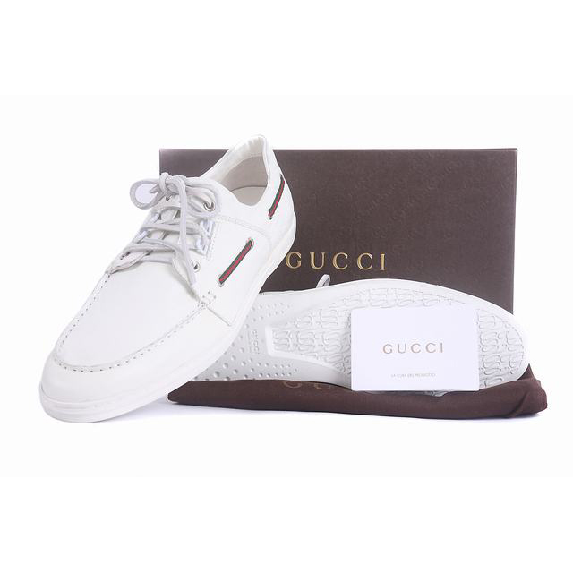 2013 Gucci Classic shoes 262544 in white