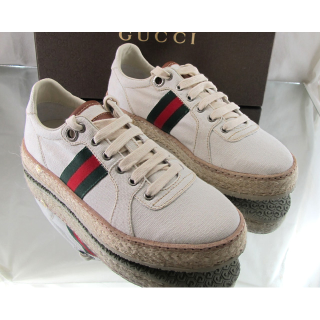 2013 Gucci Classic shoes 285271 in white