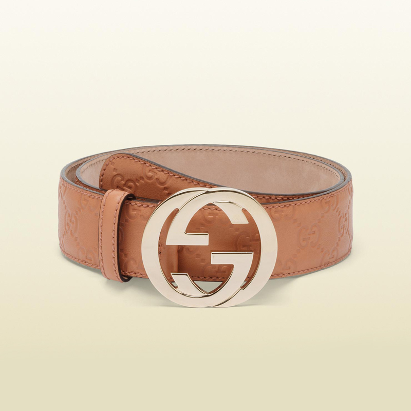 2013 Gucci belt with interlocking G buckle