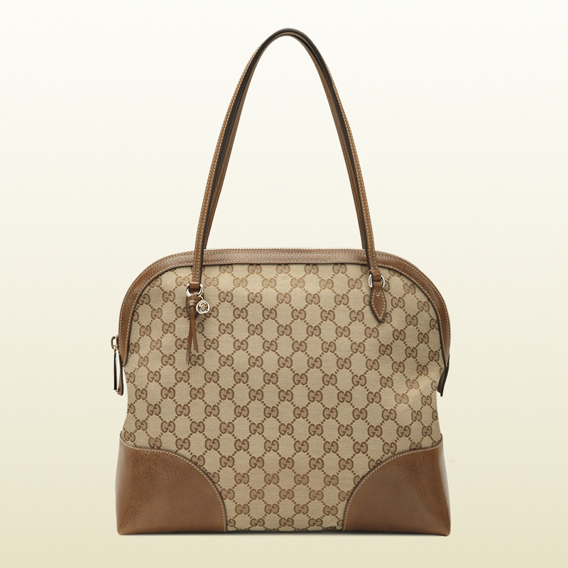 2013 Gucci bree original GG canvas shoulder bag