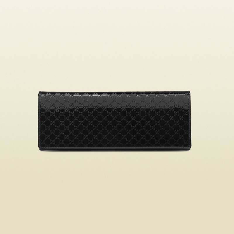 2013 Gucci broadway microguccissima leather evening clutch