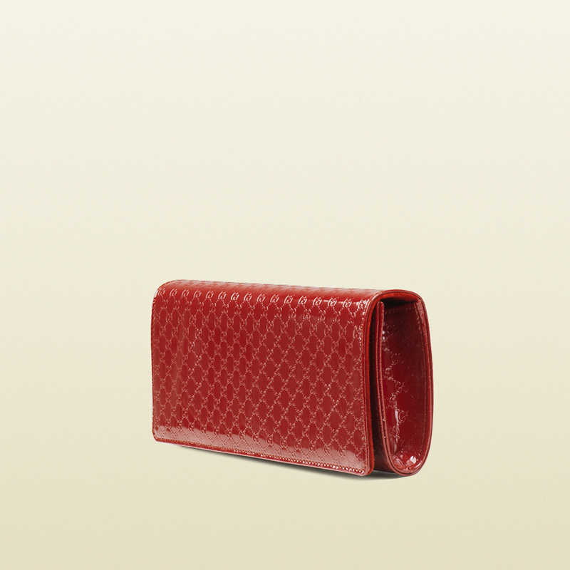 2013 Gucci broadway microguccissima leather evening clutch