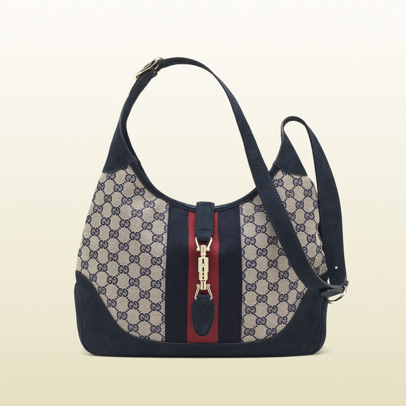 2013 Gucci jackie original GG canvas shoulder bag