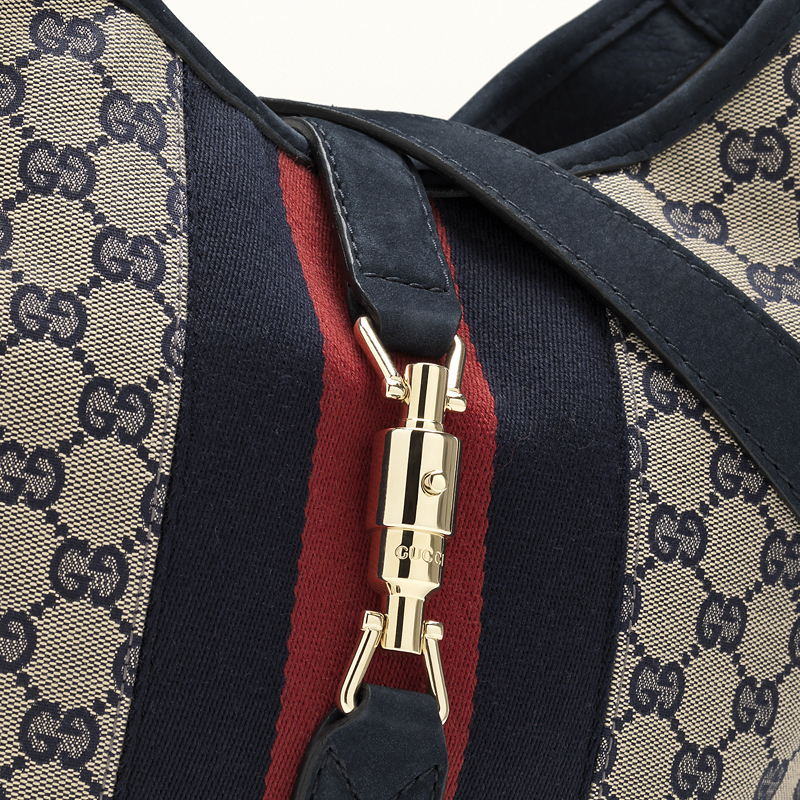 2013 Gucci jackie original GG canvas shoulder bag