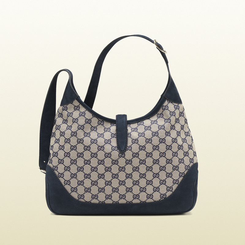 2013 Gucci jackie original GG canvas shoulder bag