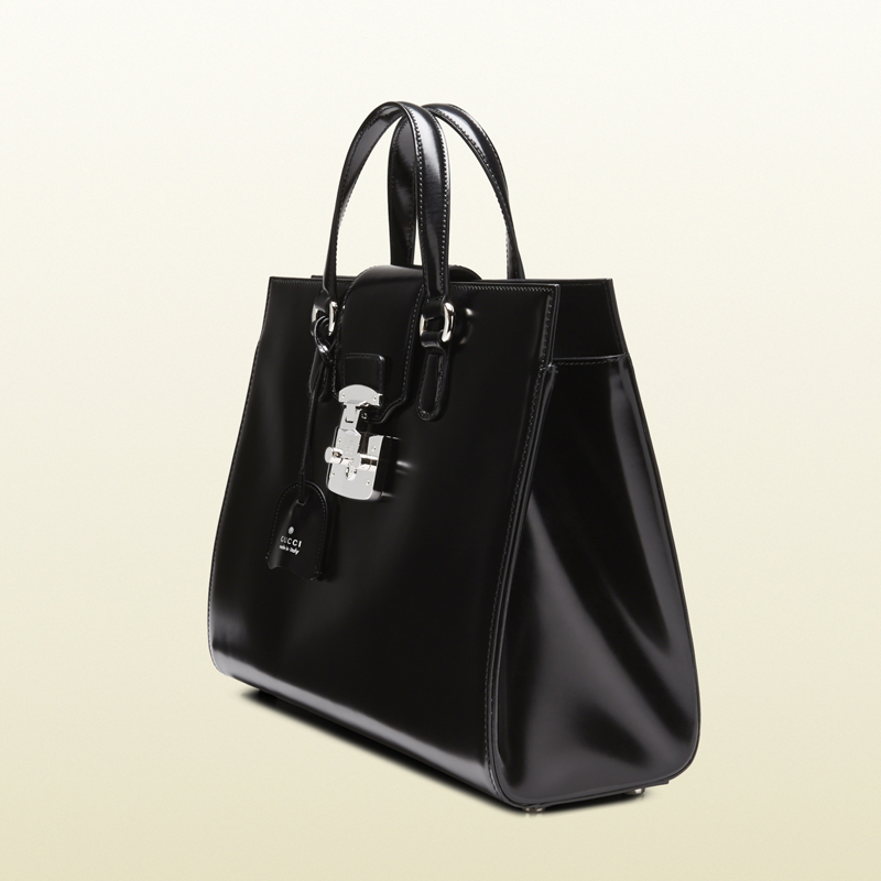 2013 Gucci lady lock leather tote