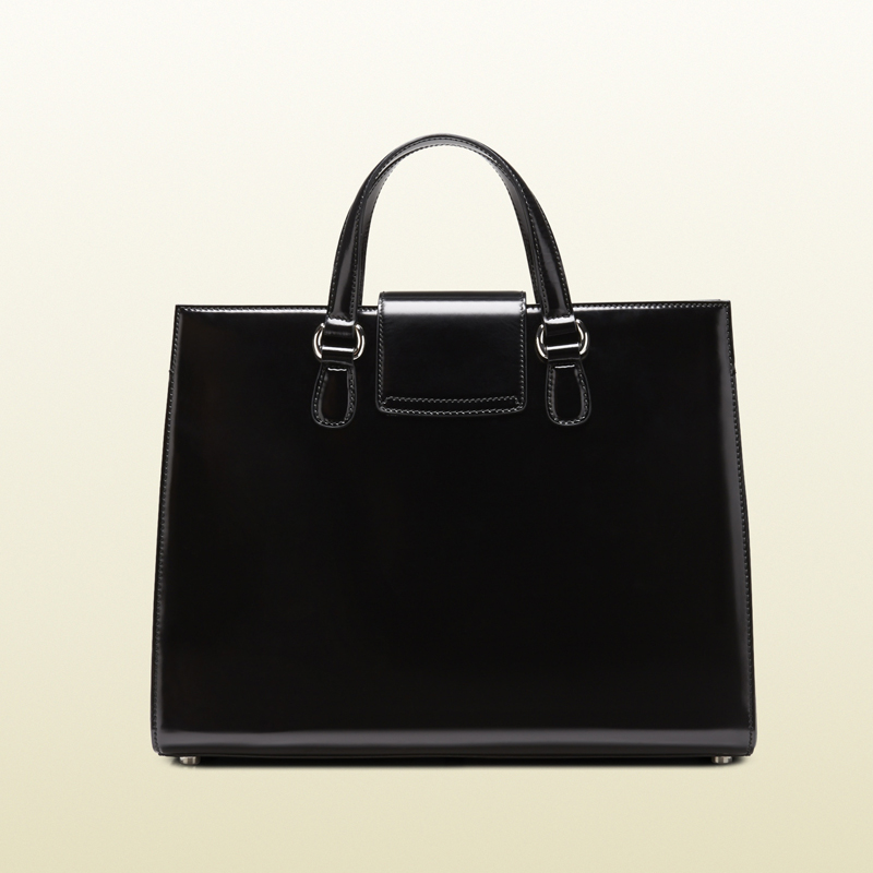 2013 Gucci lady lock leather tote