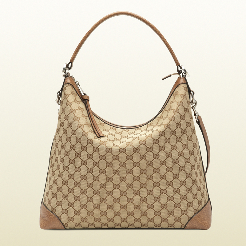 2013 Gucci miss GG original GG canvas hobo