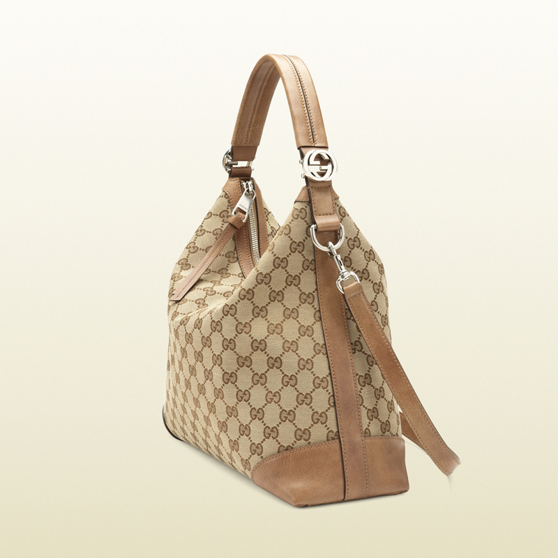 2013 Gucci miss GG original GG canvas hobo