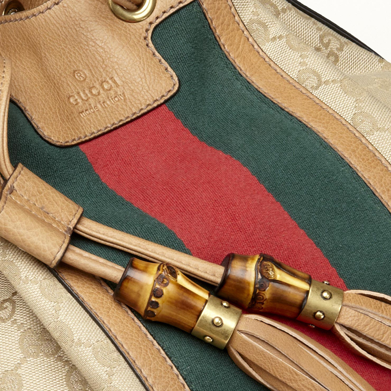 2013 Gucci rania drawstring shoulder bag