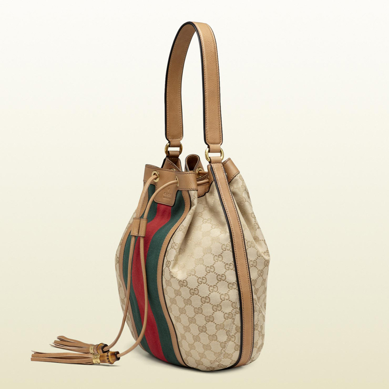 2013 Gucci rania drawstring shoulder bag