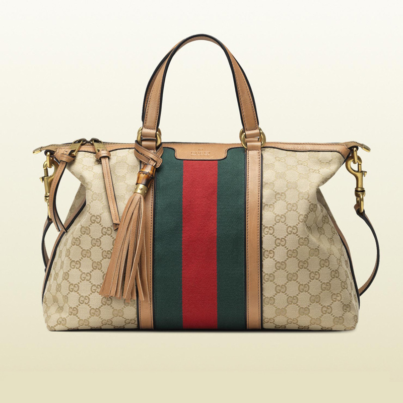 2013 Gucci rania top handle original GG canvas bag