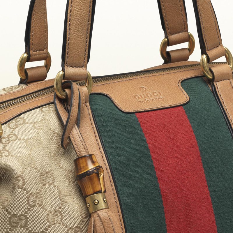 2013 Gucci rania top handle original GG canvas bag