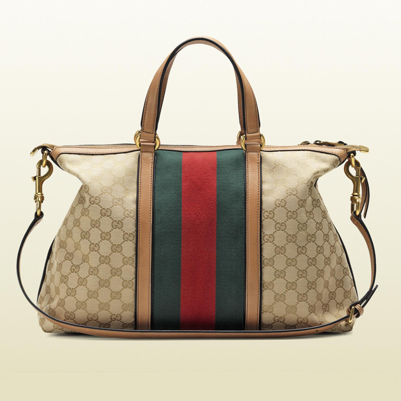 2013 Gucci rania top handle original GG canvas bag