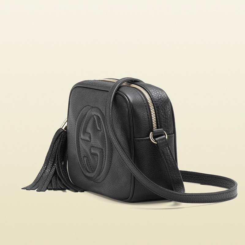 2013 Gucci soho black leather disco bag