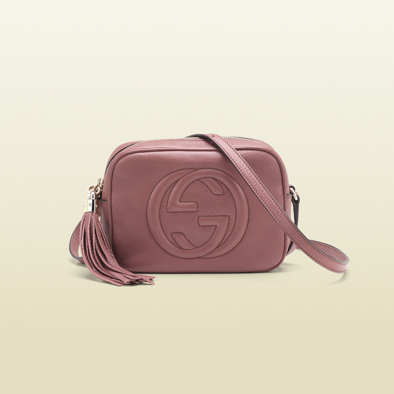 2013 Gucci soho dark pink leather disco bag