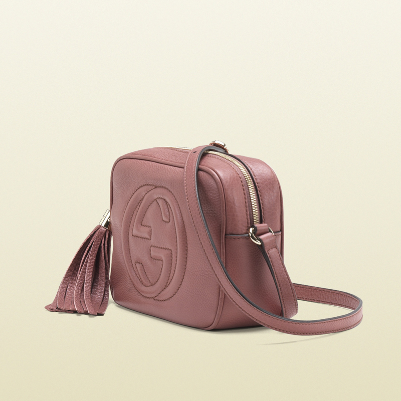 2013 Gucci soho dark pink leather disco bag