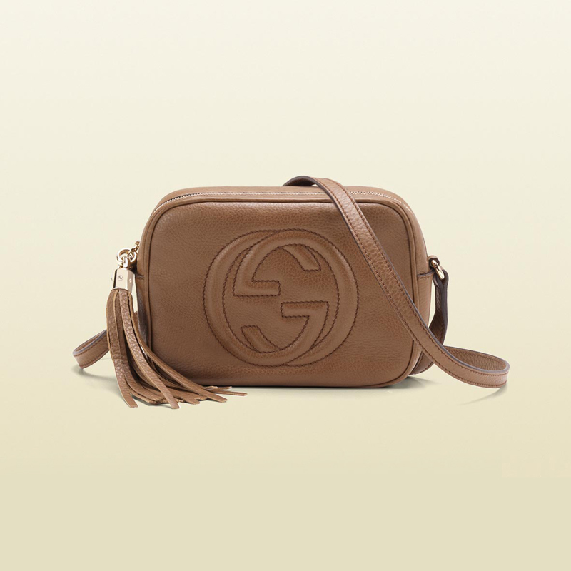 2013 Gucci soho maple brown leather disco bag