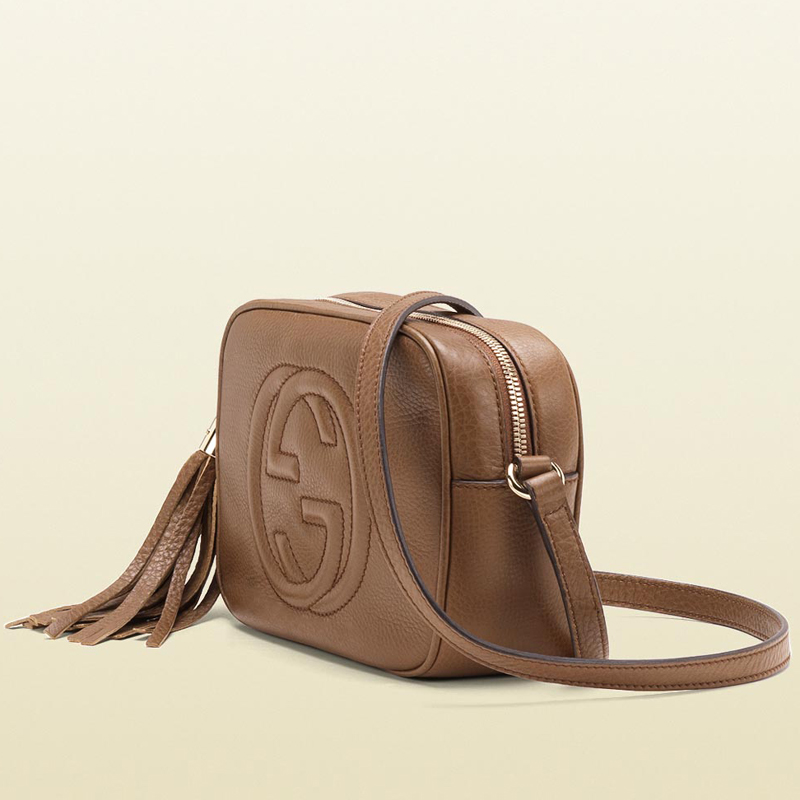 2013 Gucci soho maple brown leather disco bag