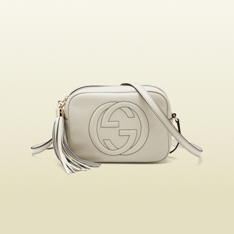 2013 Gucci soho off-white leather disco bag