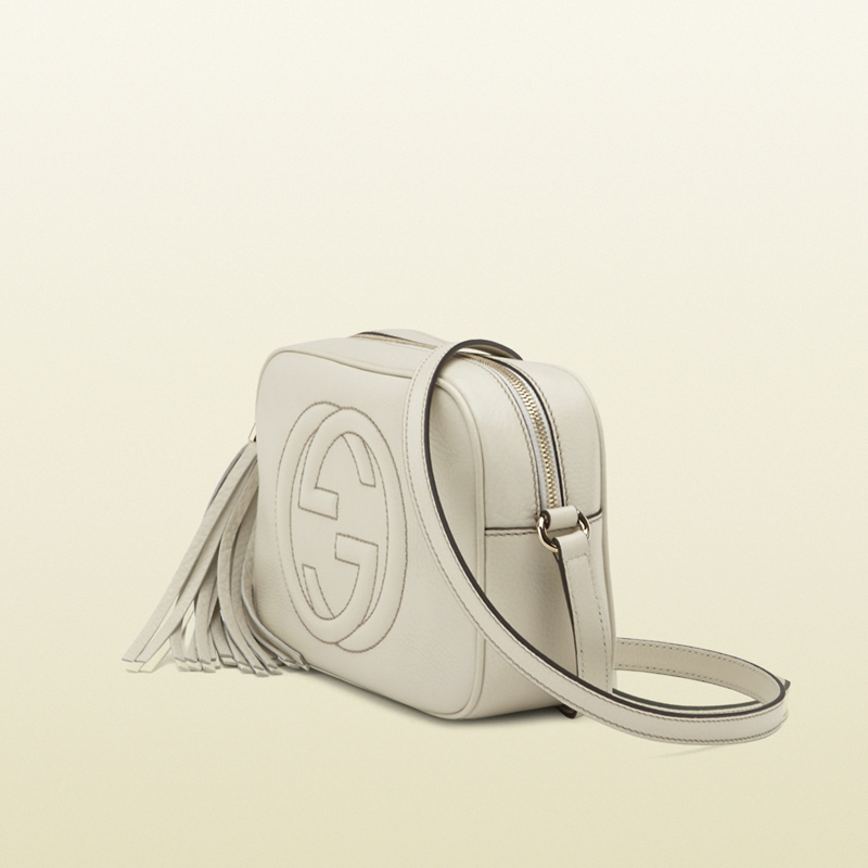 2013 Gucci soho off-white leather disco bag