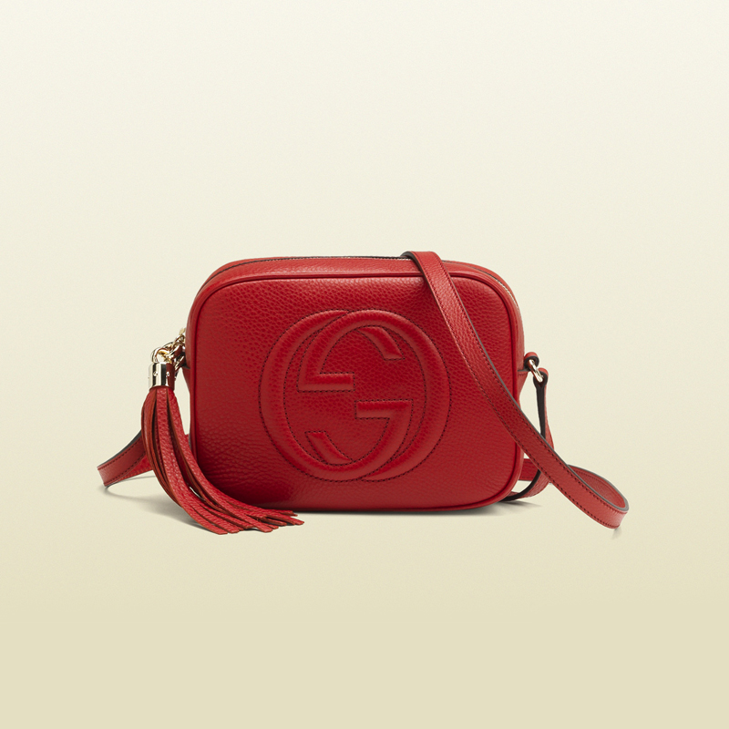 2013 Gucci soho red leather disco bag