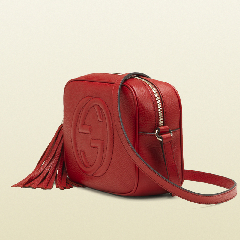 2013 Gucci soho red leather disco bag