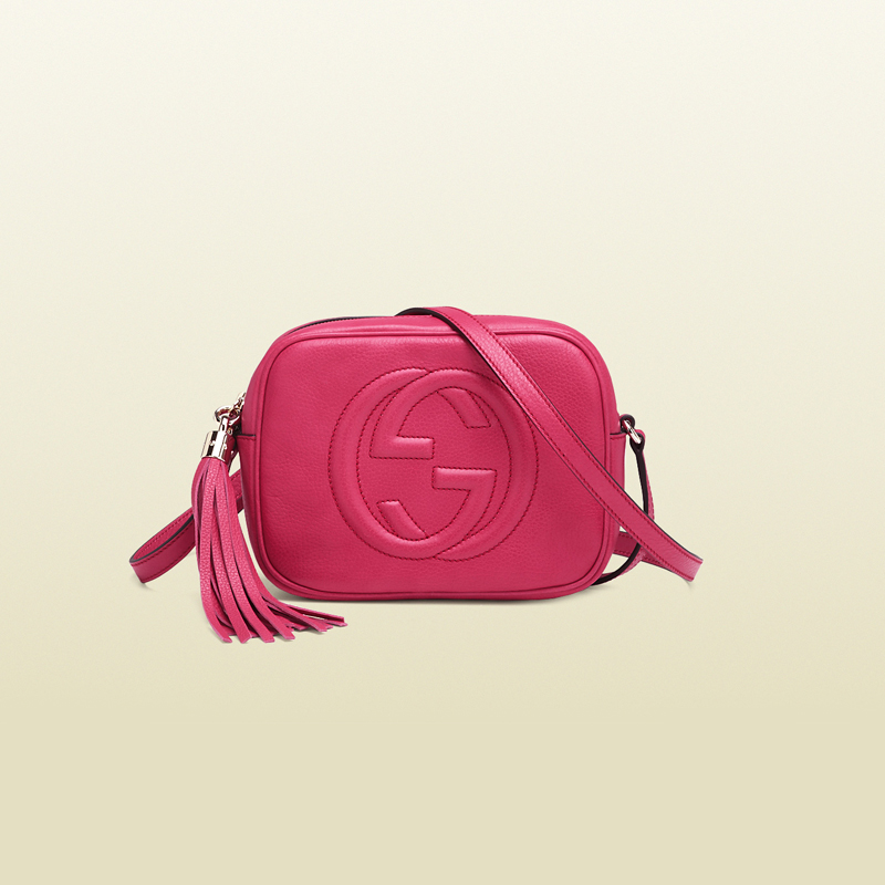 2013 Gucci soho shocking pink leather disco bag