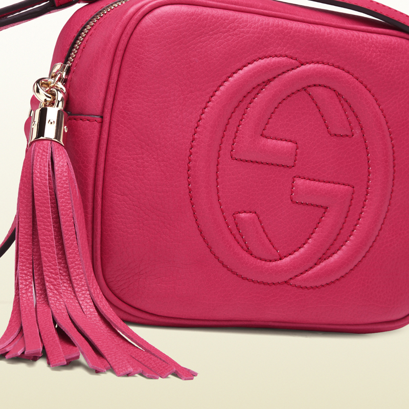 2013 Gucci soho shocking pink leather disco bag