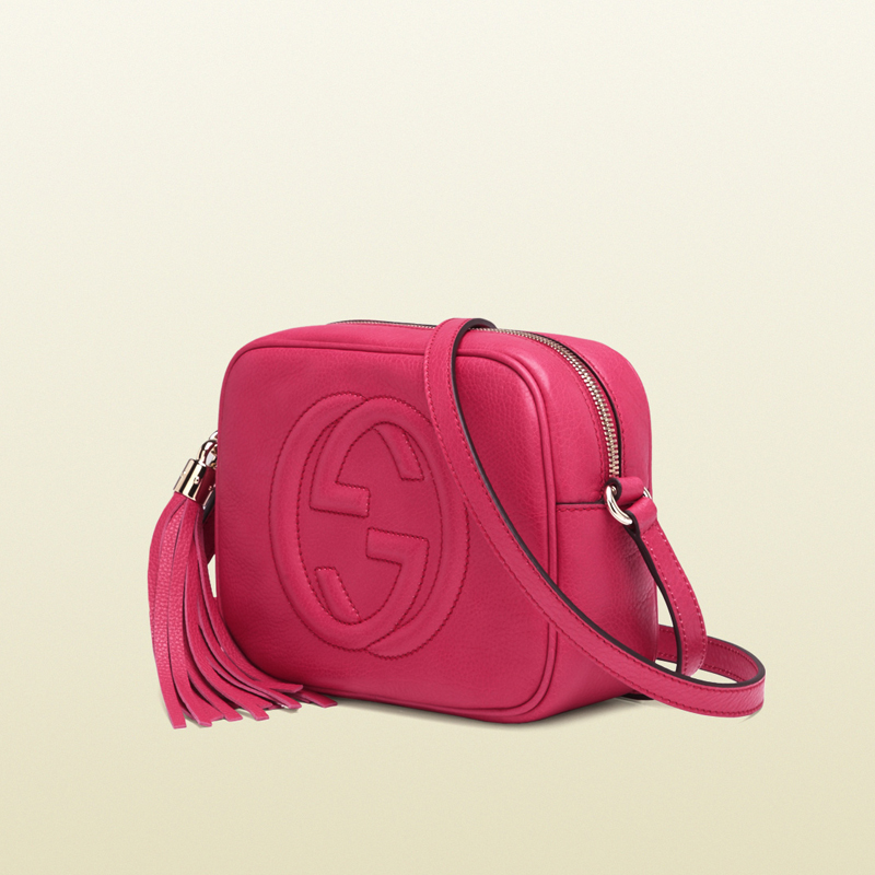 2013 Gucci soho shocking pink leather disco bag