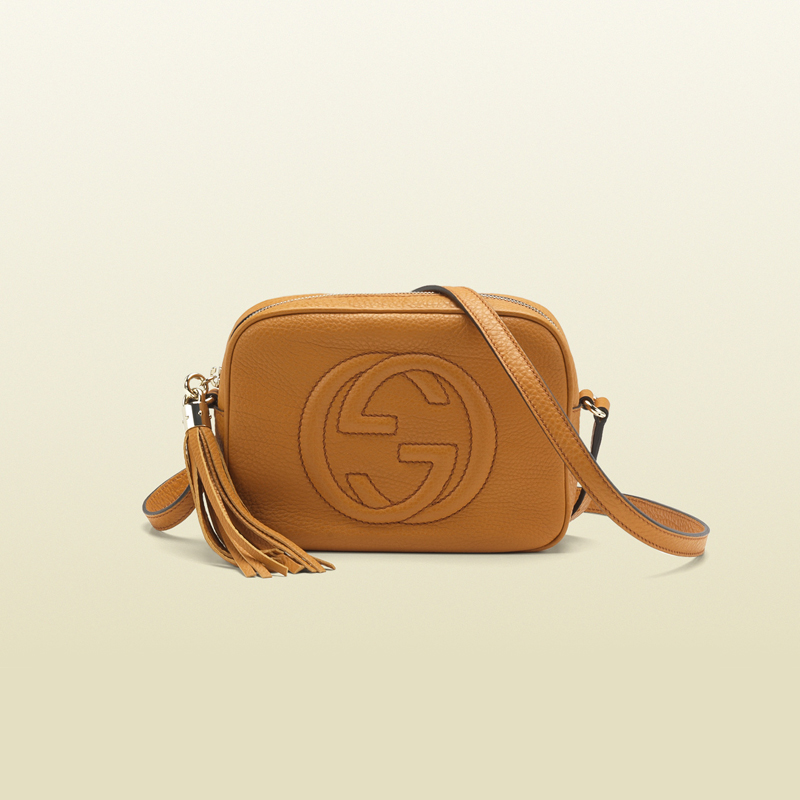 2013 Gucci soho sunflower ostrich disco bag